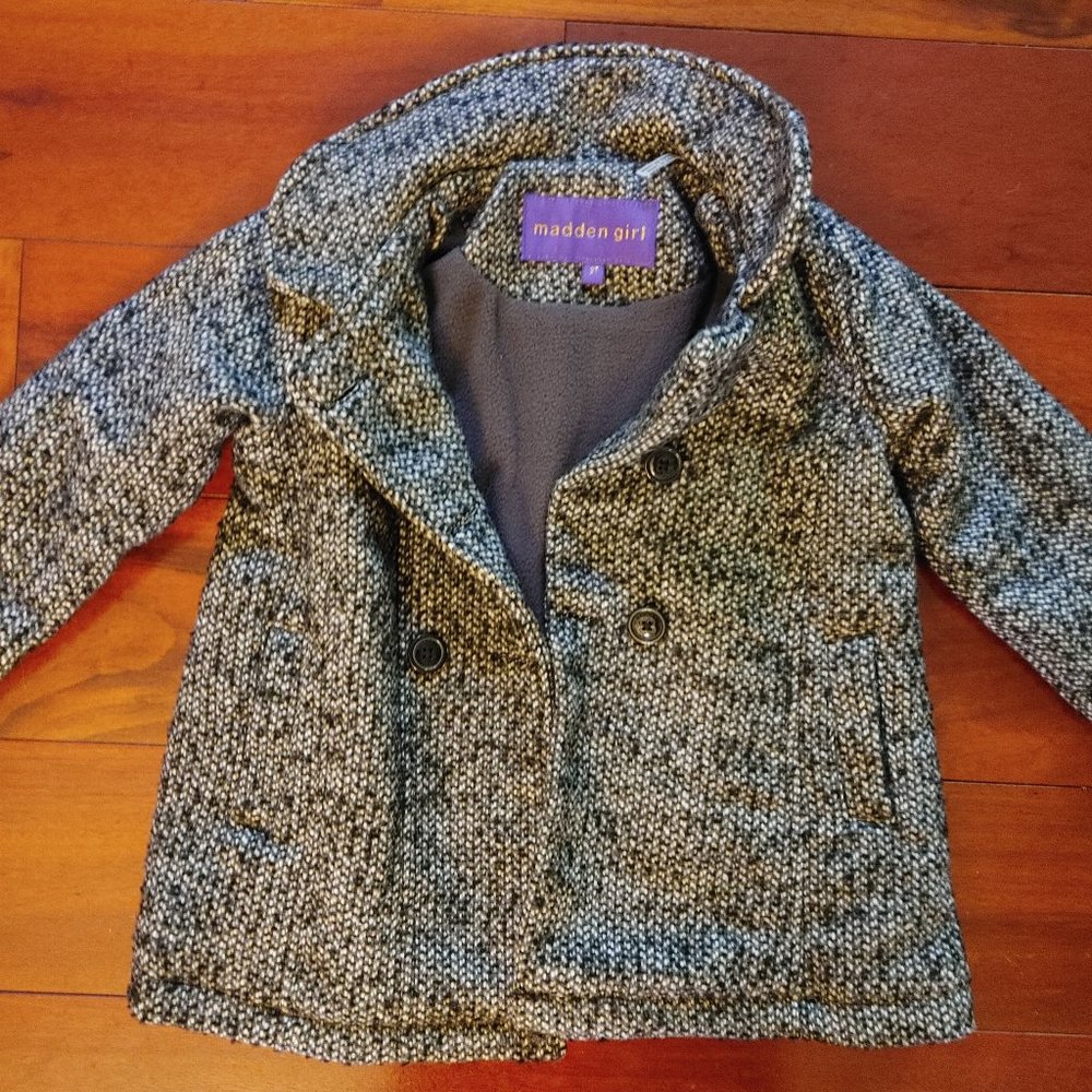 Madden Girl Faux Wool Jacket